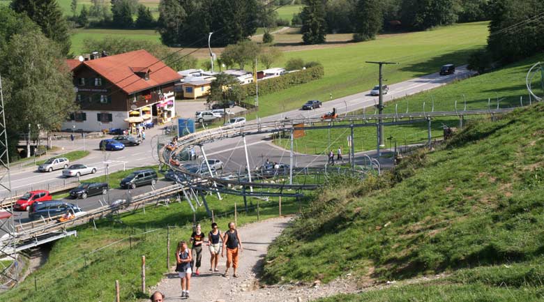 Von der B 308 aus zwischen Oberstaufen und Immenstadt wirklich nicht 