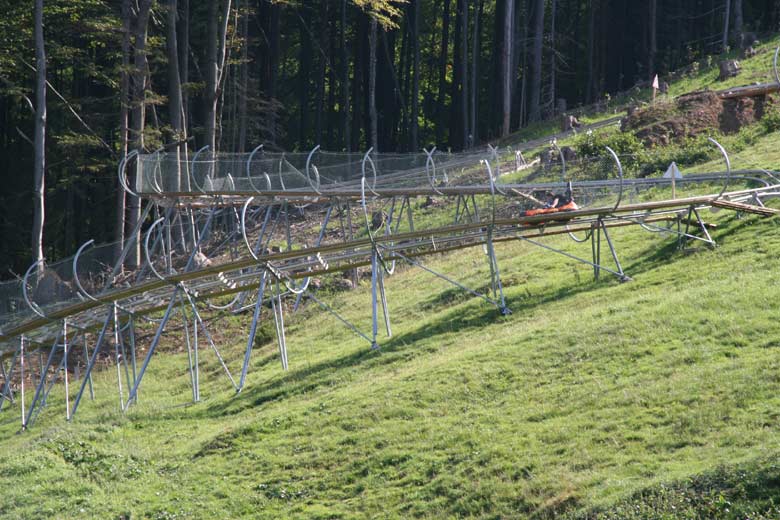 Bei der Bergfahrt gewinnt man erste Eindrücke von der Talfahrt