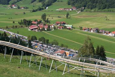 da unten ist in der Ferne mein Auto, die Fahrt ist noch lange nicht zu Ende