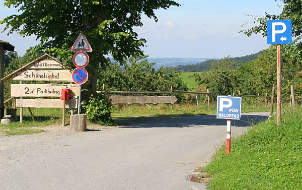Schönsteinhof - Parkplatz
