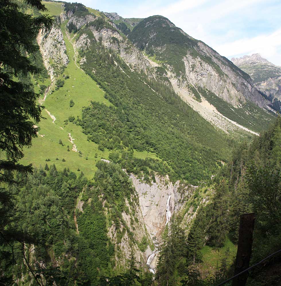 Lechbebirge und WSimms Wasserfall