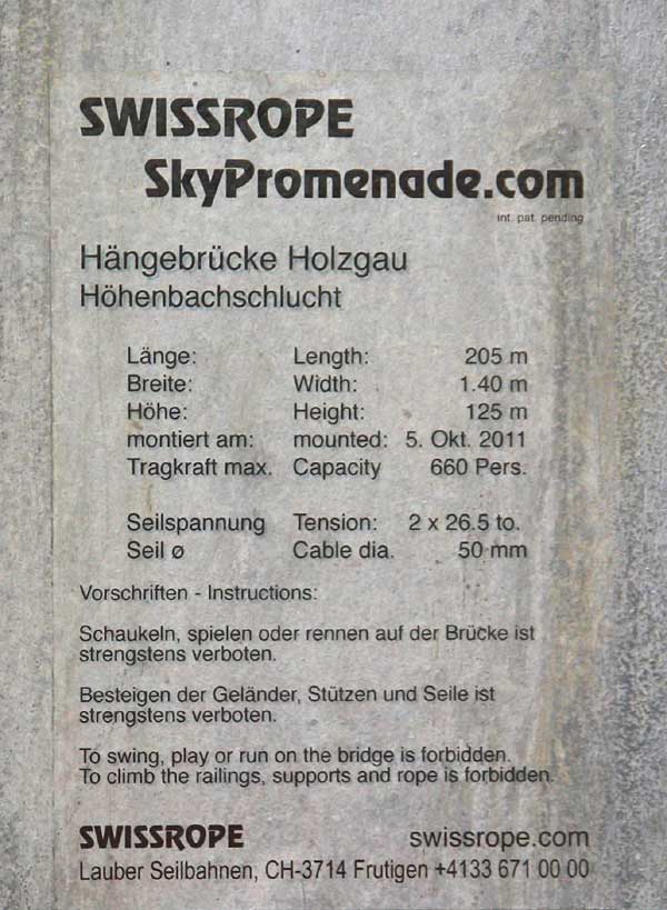 Swissrope und Skypromenade