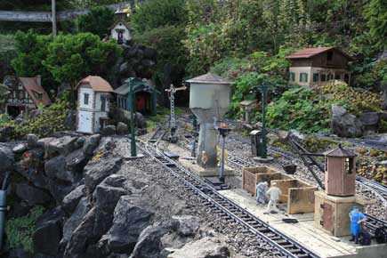 Bahnbetriebswerk der BLB im Allgäu