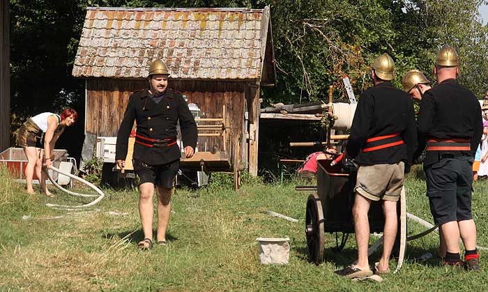 FFW Ellhofen - historische Übung 2013