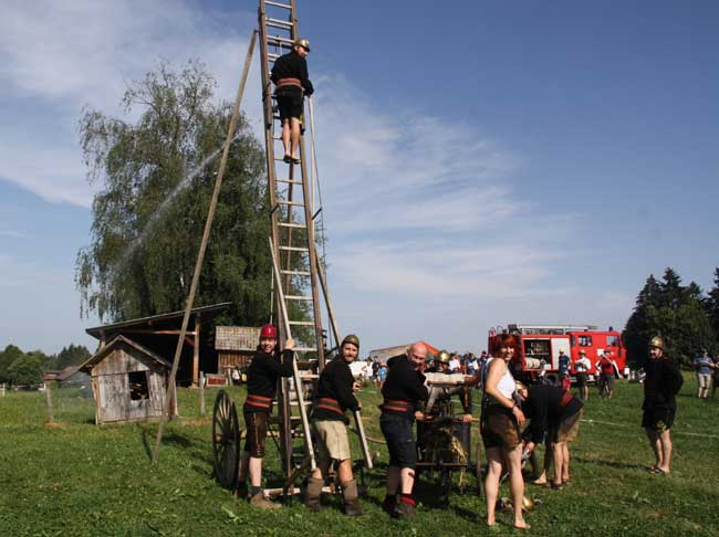 FFW Ellhofen - historische Übung 2013