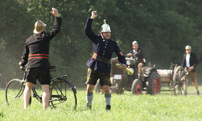 FFW Schönau - historische Übung 2013