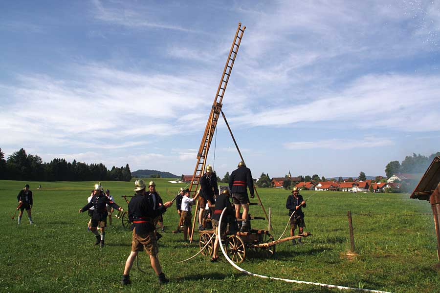 FFW Schönau - historische Übung 2013