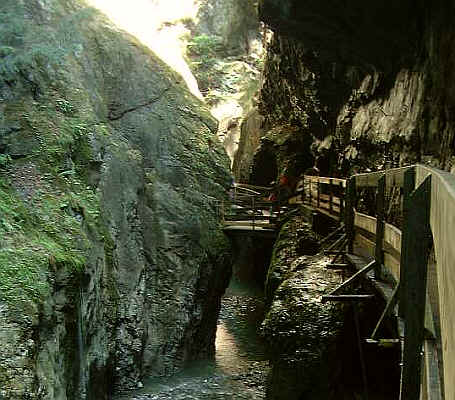 Alplochschlucht Holzsteg